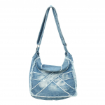 Disainer Luksuskott naistele 2024. aasta suve uusimad teksakangaskotid, suure mahutavusega &otilde;lakott, ostlejate kott, naiste k&auml;ekott helesinine v&auml;rv