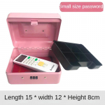 Paksendatud metallist rahakast, loominguline hoiukast, v&otilde;tmerahakast, salas&otilde;naga rahakast, kaasaskantav rahakast, lukustatav kassakast, v&auml;ike sorteerimiskast