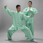 2 tk/komplekt Unisex n&ouml;&ouml;biga plekiga s&auml;rk lahti &uuml;hev&auml;rviline hiina traditsiooniline tai chi &uuml;likond kung fu kandma meeste riideid XXXL