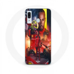 Coque Maniacase pour Samsung Galaxy A30 Lewis Hamilton Scuderia Ferrari F1 officiel