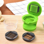 Multifunktsionaalne plastikust k&uuml;&uuml;slaugu mudapress mudapress viilutaja kuubikuteks l&otilde;ikamine hoiuruum k&ouml;&ouml;k mugav k&ouml;&ouml;giviljavidin k&uuml;&uuml;slaugu mudapress roheline