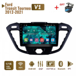 Androidi autoraadio stereo Ford Transit Tourneo Custom 2012-2021 jaoks, 2-dineline multimeedia Carplay navigeerimisseade, autoraadio GPS WIFI peaseade 4+64 GB 1+16GB