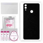 apgo Protective Skin Sticker for the back compatible with Honor 8X Max, Wrap Film, Foil, Vinyl - Pattern Matte Black