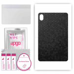 apgo skin sticker film foil vinyl for the BACK compatible with Lenovo Legion Y700, scratch-resistant, easy to install - Black Honeycomb