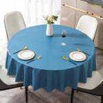 &Uuml;hev&auml;rviline &uuml;mmargune PVC laudlina veekindel &otilde;likindel kuumakindel ja pesuvaba moodne ja minimalistlik laudlina Circular diameter 260cm