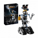 Ulmekom&ouml;&ouml;dia peaosat&auml;itja:Johnny Five Johnny 5 s&otilde;jaline robot ehitusm&auml;nguasjade komplekt paberjuhendi ja v&auml;rvilise karbiga 369 osa lastele kingituseks