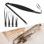 Tuba Sling instrument paksust PU-nahast reguleeritav mugav kulumiskindel rihm