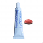 Billiard Pool Cue Tip with Cement Easy to Apply Quick Drying Replacement 11mm Cue Tip