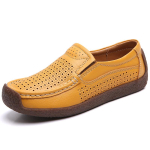 Ehtne Nahk Naiste Vabaaja Jalan&otilde;ud Vabaaja Tossud Naiste Luksusbr&auml;ndi Slip-on Loaferid Naiste Pehmed Mokassiinid Zapatos De Mujer 39 beige