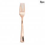 Roosa kullast t&uuml;druku &uuml;heaastase s&uuml;nnip&auml;eva &uuml;hekordsed lauan&otilde;ud Printsessi kroonitaldrikud Pabertopsid 1. Beebit&uuml;druk Palju &otilde;nne s&uuml;nnip&auml;evaks 8pcs forks