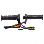 1 paar universaalset 3-k&auml;igulist talvemootorratta elektrilist soojendusega k&auml;epidemetega juhtrauda