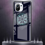 Karastatud klaasist &uuml;mbris Xiaomi Mi Poco X3 NFC 11 Ultra Note 10 Lite 10T Pro F3 9T 11i M3 Shell telefoni &uuml;mbris Viking Vegvisir logo jaoks Mi 9T Pro