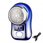 Kaasaskantav elektriline pardel LED-akuekraan USB-taaslaetav veekindel Mini Travel Men Rotary Razor juhtmeta juuksehabemel&otilde;ikuri eemaldamise t&ouml;&ouml;riist