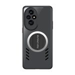 For Honor 200 Pro grafeenist soojust hajutav matt arvuti&uuml;mbris, hingav jahutus, kukkumisvastane tagakaane kest For Honor 200 Pro must