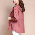 Kevadsuvi mood &otilde;huke tuulejakk naiste jope Naiste kapuutsiga pikk pesapallivormi lahtised jakid L