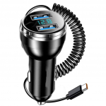 Autolaadija Kiirlaadimine Mobiiltelefon C-t&uuml;&uuml;pi USB-kiirlaadimine iphone laadija jaoks