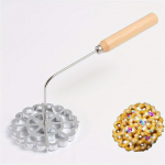 K&auml;epidemega Bunuelose vorm, 4,7-tolline Rosette Achappam kleepumatu Timbale vorm lihtsaks ja l&otilde;busaks k&ouml;&ouml;gitoiduks ja k&uuml;psetusriistadeks 1PC