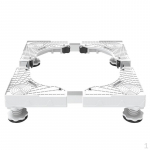 Reguleeritav alus pesumasinale, stabiilne k&uuml;lmkapp valge