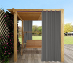 2 paneeliga pimendavad v&auml;liskardinad sise&otilde;uele veekindlad, p&auml;ikesekindlad rulood ilmastikukindlad v&auml;limised privaatsuskardinad pergola/lehtla jaoks 132X213cmX2pcs