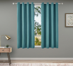 Pimendav ruumi soojendav kardin, 2 paneeli, soojusisolatsiooniga kardinad, m&uuml;rasummutavad kardinad t&auml;nup&uuml;ha akende kaunistamiseks 2 tk 100X200cmX2pcs j&auml;rve sinine v&auml;rv