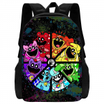 Uus Poppy 3. peat&uuml;kk t&auml;issuuruses naeratavate loomade koolikott One Size