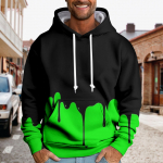 Kapuutsiga sporditreeningkost&uuml;&uuml;m Unisex jooksuriided pikkade varrukatega pullover Pusad Pusa XL must