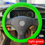 Auto universaalne silikoonist rooliratas elastne kindakatte tekstuur Pehme mitmev&auml;rviline autokaunistus DIY katted tarvikud punane