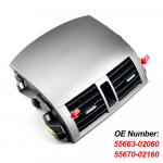 Auto kliimaseadme &otilde;hu v&auml;ljalaskeava paneeli iluv&otilde;re kate Toyota Corolla Altis E15 2007 2008 2009 2010 2011 2012 2013 jaoks A Type