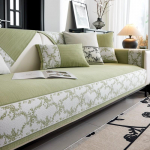 &Scaron;enill diivanipadi valge laia servaga kate Taim Jacquard universaalne libisemisvastane kate Lihtne universaalne elutoa seljatoe r&auml;tik 70x70cm 1pcs