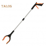 Kokkupandav Reacher Grabber alumiiniumsulamist pika k&auml;e pr&uuml;gikasti klambriga pr&uuml;gikorjamise t&ouml;&ouml;riist kummist k&auml;epidemega oranž