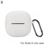 Sobib Xiaomi Buds 6 Lite mitmev&auml;rvilisele veekindlale kaitsev silikoonist kaitse&uuml;mbrisele C1D6 White-For Redmi Buds 6 lite