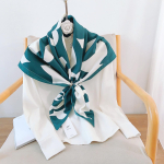 90CM Neli Aastaaega Ruudukujuline Suur Ruudukujuline Sall Luksuslik Dekoratiivne S&auml;rk Professionaalne Peapael Juuksepael P&auml;ikesekaitse Peapael 90*90cm