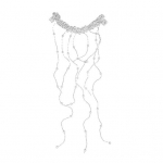 Faux Pearl Juuksekamm Tutt K&auml;sitsi valmistatud Pruudihelmed Fringe Peapael Pulmapruut