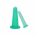 2 tk Silikoonist imemiskann vaakum N&auml;omassaaži tass N&auml;o Jalg K&auml;te L&otilde;&otilde;gastus Kodu Tervishoid N&auml;onaha t&otilde;stmise t&ouml;&ouml;riist roheline