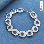 925 h&otilde;bedast klassikaline ruutkett Moodsad pulmaehted 20CM