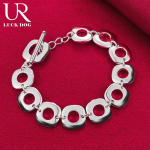 925 h&otilde;bedast klassikaline ruutkett Moodsad pulmaehted 20cm