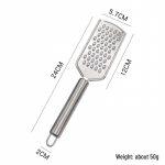 Multifunktsionaalne roostevabast terasest juusturiiv ja k&ouml;&ouml;giviljakaabits lameda disainiga medium hole [4mm]