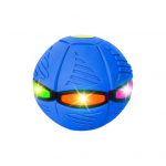 Doggy Disc Ball koos tuledega Interaktiivne koeram&auml;nguasi suurtele koertele Magic Flying Taldrik Ball Kaasaskantav lemmikloomam&auml;nguasi kuulekuse treenimiseks A sinine