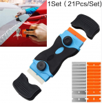 1Komplekt (21tk/komplekt) Kahe servaga habemenuga kaabitsa tera akna toon vin&uuml;&uuml;lkleebise eemaldamine Stonego t&ouml;&ouml;riist YSL