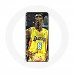 Coque Maniacase pour Samsung Galaxy A32 4G Kobe Bryant Dunk lakers 8 NBA Noir