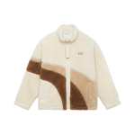 Li Ning Spordielustiili Seeria Logo Tikitud Muster T&otilde;mblukuga Lambafliisist Jakk Seisukrae Puuvillane Mantel Unisex jakid Helebeež AFDSA39-4 XXL beige