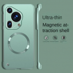 Metallikv&auml;rv raamita Magsafe'i magnetilisele telefoni&uuml;mbrisele Huawei Pura 70 Ultra P70 Pro + P60 Pro P50 P40 Mate 60 Pro 50 40 30 kaamerakaitse&uuml;mbris For Pura 70 Ultra must