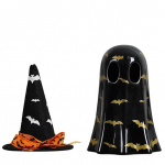 &Otilde;udsed kummitused Dekoratsioonivaik V&auml;rvilised kummitused Kujukesed Kujud Kodukaunistuse aktsendid valge