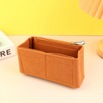 Koti korraldaja minikoti hoiukoti jaoks Vooderikott Vilt Rahakott K&auml;ekott Vooder Kott Vilt Sisemine P&otilde;ie kott pruun