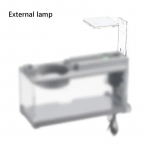 Laual olev akvaarium imitatsioonkivist loominguline maastikukujundusega akvaariumifilter vaikne veeakvaariumi kaunistus toitmiseks Betta Koi jaoks