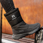 Meeste talvised soojad lumesaapad, veekindel t&otilde;mblukk, kunstkarusnahast vooder, s&auml;&auml;re keskosa pahkluu saapad, libisemiskindlad v&auml;lik&otilde;nnid matkamise t&ouml;&ouml;saapad meeste kingad 48