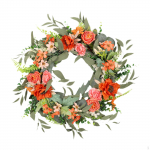 Simulation Peony Wreath Flower Artificial 45 cm Novelty Home Decor Garland Front Door
