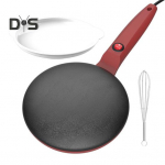 Elektriline k&auml;eshoitav pannkoogivalmistaja automaatse termostaadi juhtimisega, mittekleepuv k&auml;eshoitav kiirpannkoogivalmistaja, k&ouml;&ouml;gitarbed EU punane