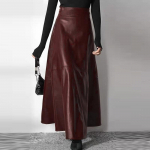 ZANZEA k&otilde;rge v&ouml;&ouml;kohaga nahast seelik Naiste k&uuml;lgt&otilde;mblukuga kunst-PU-nahast pikad seelikud 2XL