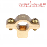 Sobib 15 22 28 35 40 mm OD torule Messing M10 Toruklambri Klamber Toetus Riidepuu Fikseeritud 22mm